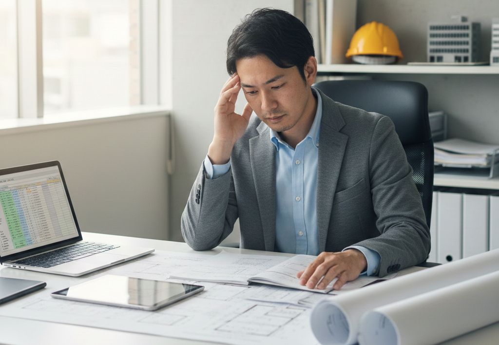 工事担当者の男性